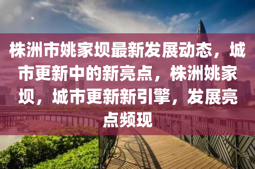 株洲市姚家坝最新发展动态，城市更新中的新亮点，株洲姚家坝，城市更新新引擎，发展亮点频现