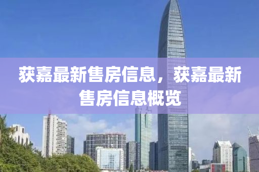 获嘉最新售房信息，获嘉最新售房信息概览