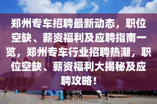 郑州专车招聘最新动态，职位空缺、薪资福利及应聘指南一览，郑州专车行业招聘热潮，职位空缺、薪资福利大揭秘及应聘攻略！