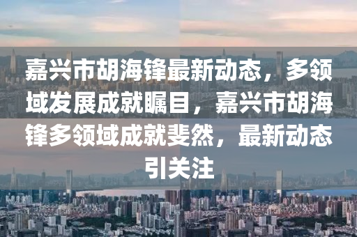 嘉兴市胡海锋最新动态，多领域发展成就瞩目，嘉兴市胡海锋多领域成就斐然，最新动态引关注