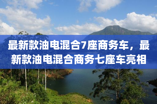 最新款油电混合7座商务车，最新款油电混合商务七座车亮相