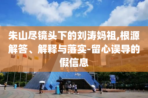 朱山尽镜头下的刘涛妈祖,根源解答、解释与落实-留心误导的假信息