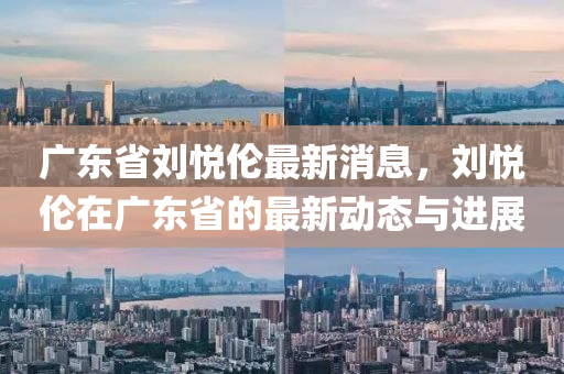 广东省刘悦伦最新消息，刘悦伦在广东省的最新动态与进展